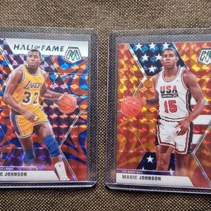 Panini Mosaic Magic Johnson Lot (2)
